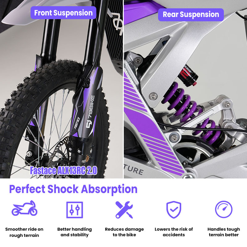 دراجة كهربائية 79 بايك 72 فولت - مراجعة 72V 12000W Electric Dirt Bike وسعره